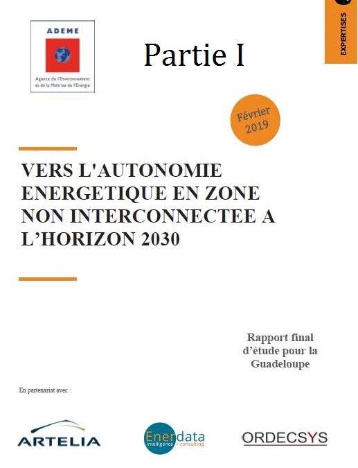 Partie I : vers l’autonomie énergétique en zone non interconnectée a l’horizon 2013