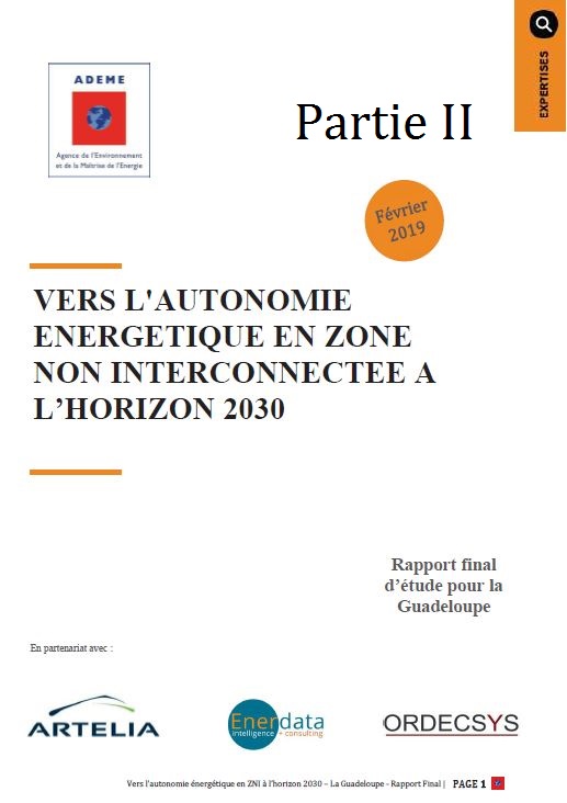 Partie II: Vers l’autonomie énergétique en zone non interconnectée à l’horizon 2030