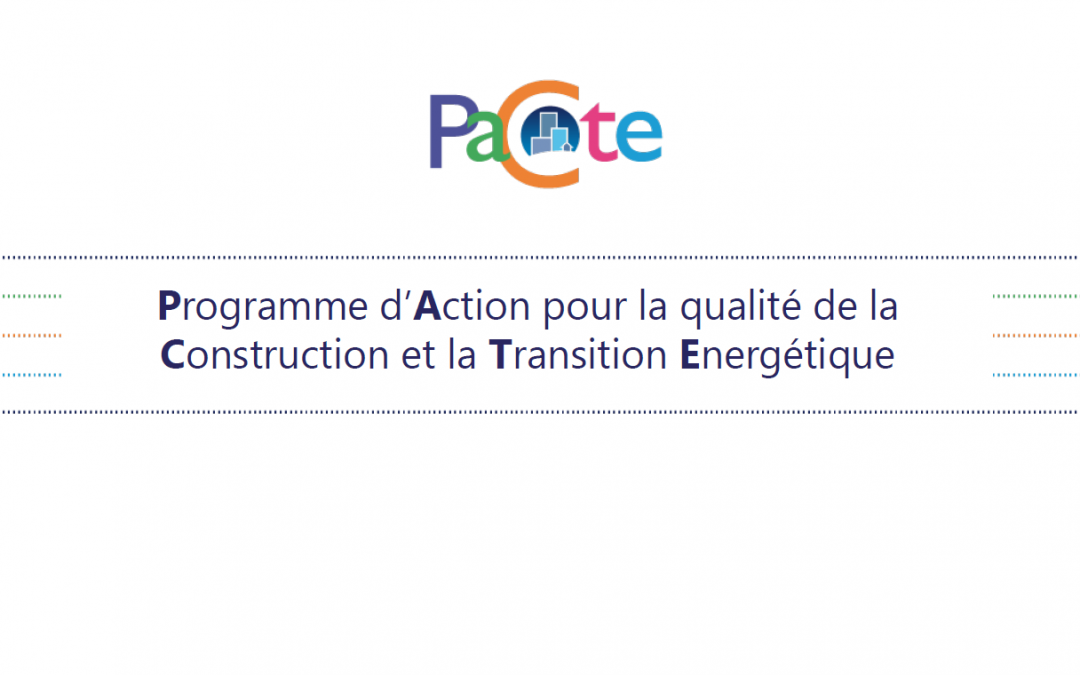 Présentation: atelier bâtiment durable du 07/11/2019