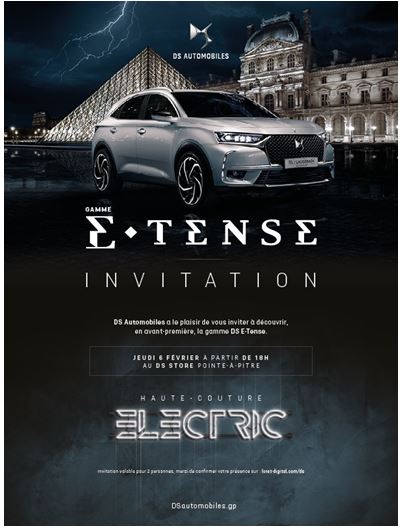 Découvre en avant première la gamme de véhicules électriques DS E-TENSE