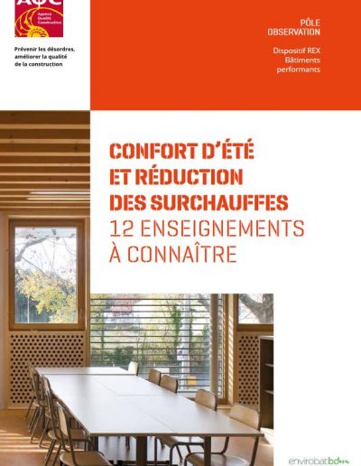 Confort d’été et réduction des surchauffes – 12 enseignements à connaitre