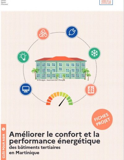 Améliorer le confort et la performance énergétique des bâtiments tertiaires en Martinique – Fiches Bâtiments