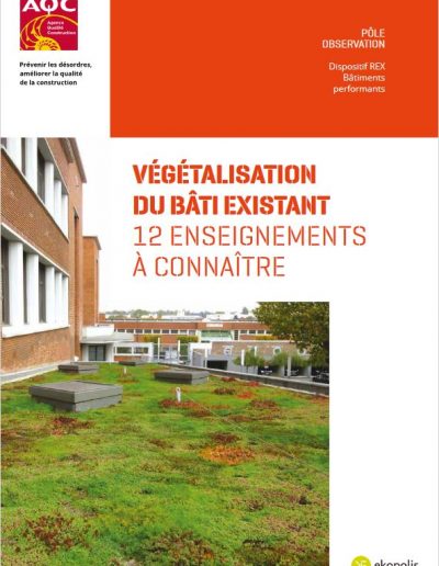 Végétalisation du bâti existant – 12 enseignements à connaître