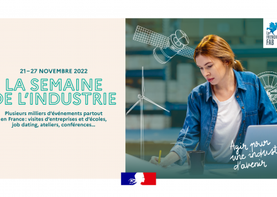 CP Semaine de l’industrie 2022: lancement des labellisations