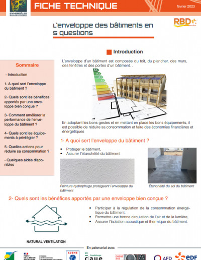 Fiche pratique L’enveloppe du bâtiment durable