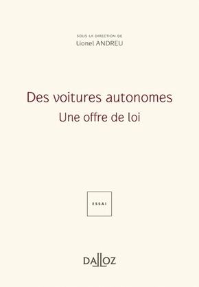 Page de garde: Voitures autonomes, une offre de loi