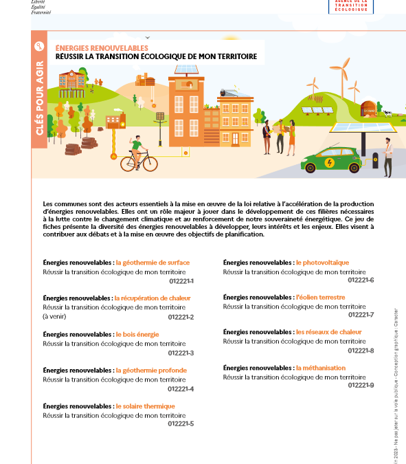 Energies renouvelables : Réussir la transition énergétique de mon territoire