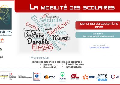 Ateliers La mobilité des scolaires