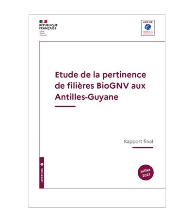 Etude de la pertinence de filières bioGNV aux Antilles-Guyane