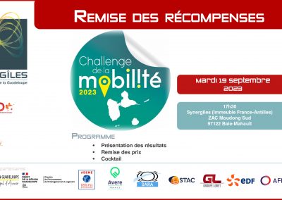 Challenge de la mobilité 2023 | Remise des récompenses