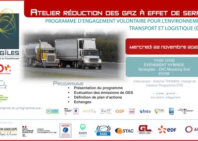 Atelier réduction des gaz à effet de serre – Transport de marchandises