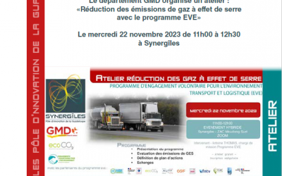 Atelier Réduction des gaz à effet de serre