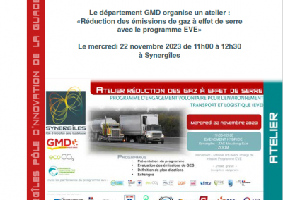 Atelier Réduction des gaz à effet de serre