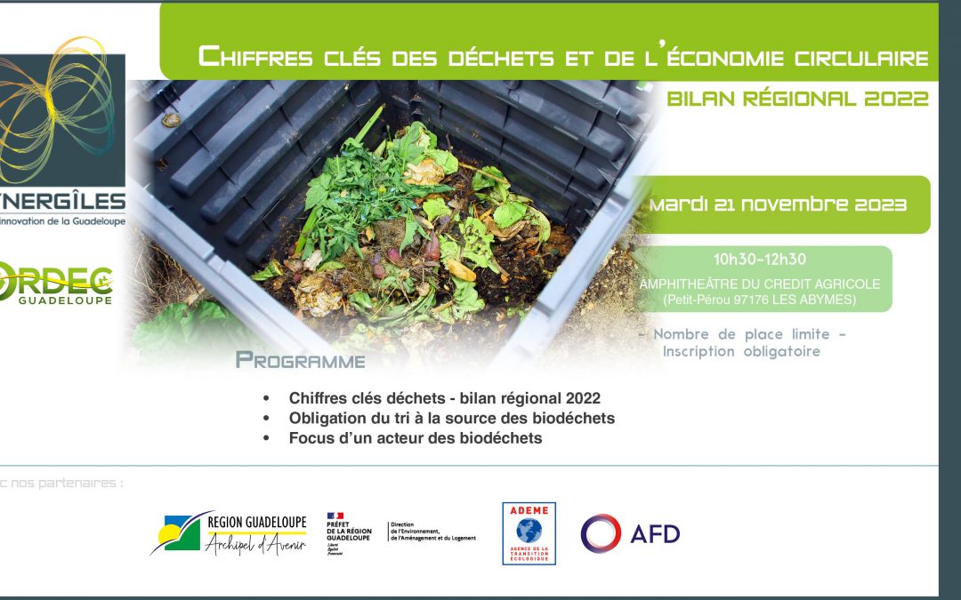 Chiffres clés des déchets et de l’économie circulaire – Bilan régional 2022