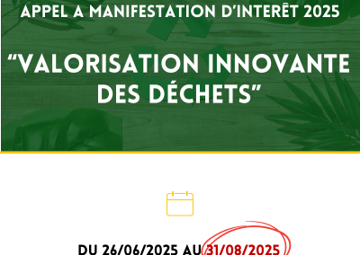 AMI 2025 : Valorisation innovante des déchets