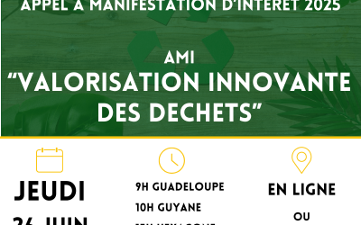 AMI 2025 : Valorisation innovante des déchets
