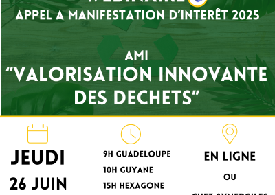 AMI 2025 : Valorisation innovante des déchets
