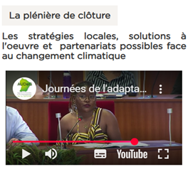 LE GREC GUADELOUPE AUX JOURNÉES DE L’ADAPTATION AU CHANGEMENT CLIMATIQUE (JACC) EN GUYANE