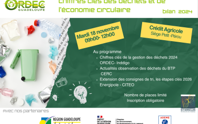 SÉMINAIRE DES CHIFFRES CLÉS DES DÉCHETS ET DE L’ÉCONOMIE CIRCULAIRE