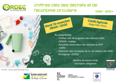 SÉMINAIRE DES CHIFFRES CLÉS DES DÉCHETS ET DE L’ÉCONOMIE CIRCULAIRE