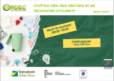 SÉMINAIRE DES CHIFFRES CLÉS DES DÉCHETS ET DE L’ÉCONOMIE CIRCULAIRE