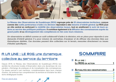 Newsletter des observatoires de Guadeloupe n°2