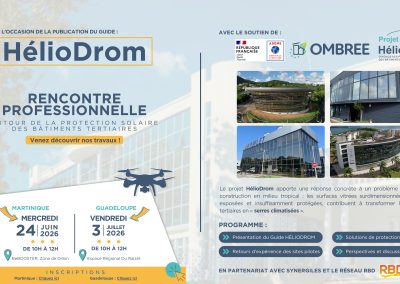 Rencontre dédiée à la protection solaire des bâtiments tertiaires et présentation du guide HELIODROM